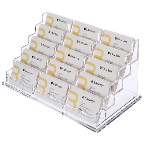 desktop multiple business card holders.